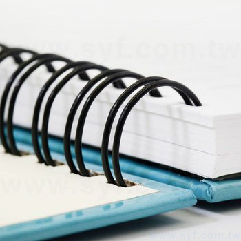 個性三款環裝筆記本-彩色封面黑線圈記事本-可訂製內頁及客製化加印LOGO_9